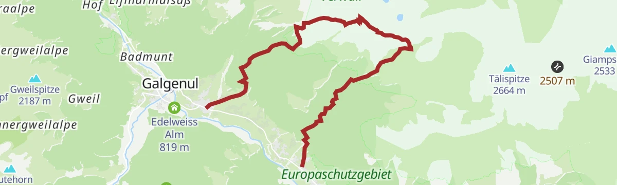 Route map: Rossberg